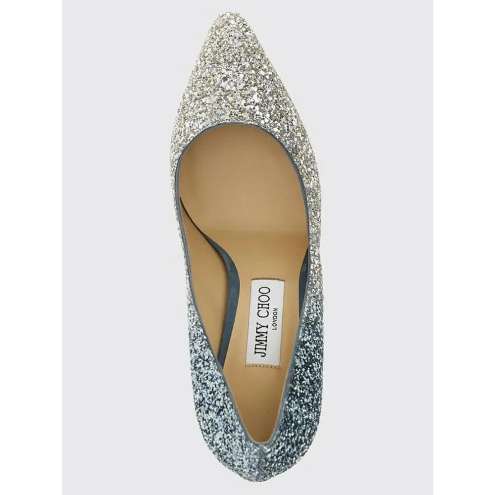 Jimmy Choo Pump Woman Blue - Picture 4 of 4